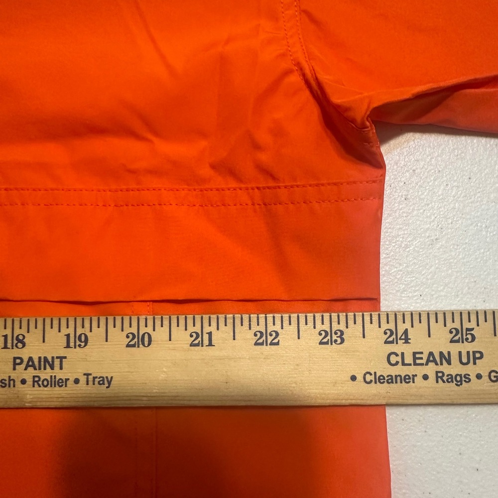 NWT Champion FedEx Mens Large Orange Half Zip Hooded Windbreaker Outdoor Jacket - Picture 7 of 10